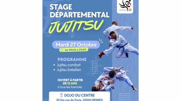 Stage départemental Jujitsu