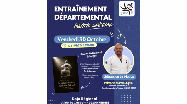 Entraînement départemental & commande livre Sébastien Le Meaux
